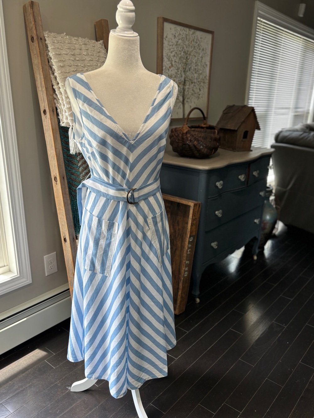 Kate Spade New York - Deck Stripe Midi Dress